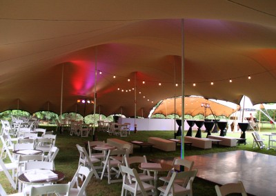 large Freeform Marquee with lights